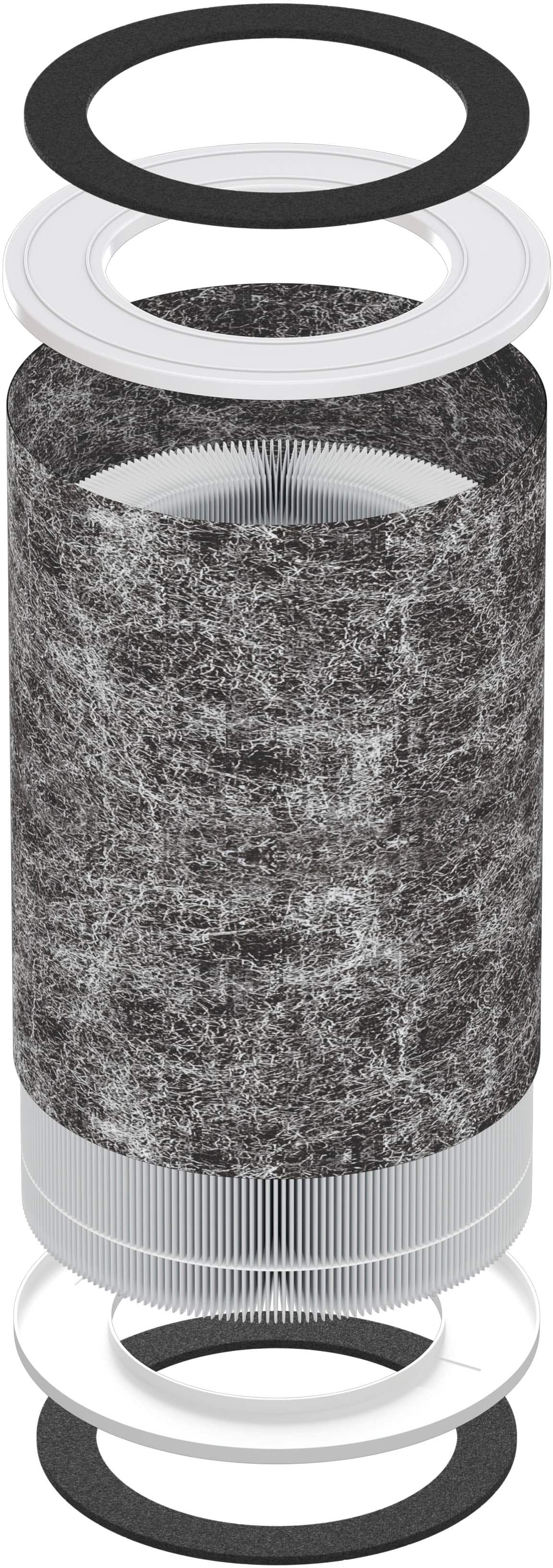 Alt View 21. Shark - Air Purifier MAX with True NanoSeal HEPA, Cleansense IQ, Odor Lock, Cleans up to 1200 Sq. Ft - Charcoal Grey.