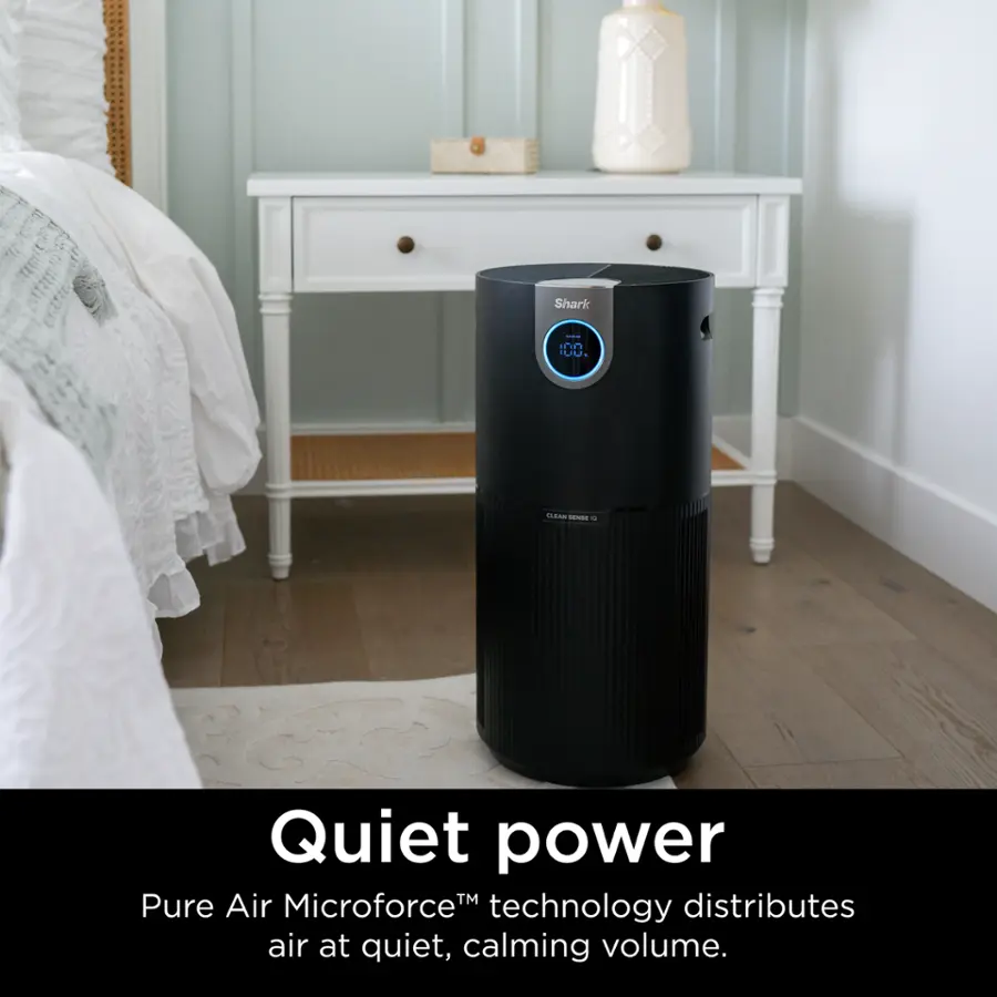 Quiet Power Pure Air Microforce Technology distributes air at a quiet, calming volume.