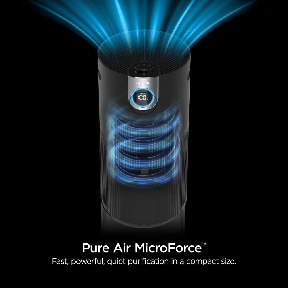 Pure Air MicroForce: Fast, powerful, quiet purification in a compact size.