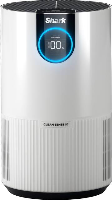 Shark - Air Purifier with Nanoseal HEPA, Cleansense IQ, Odor Lock, Cleans up to 500 sq. ft - White