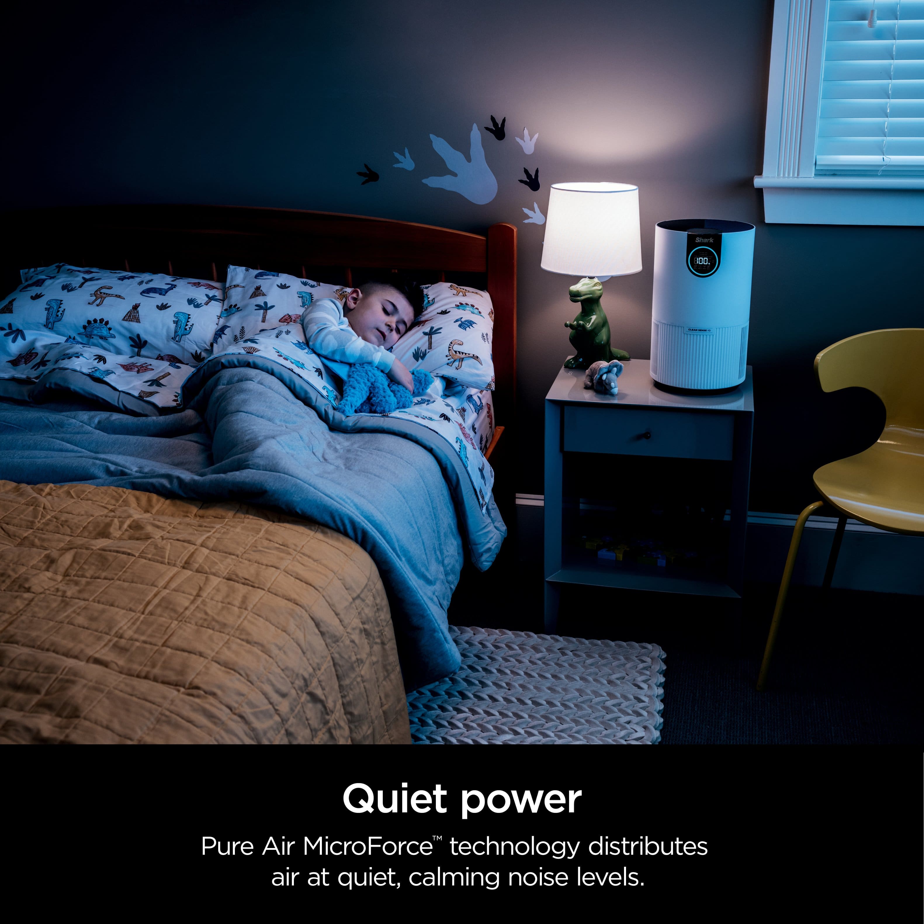 Quiet Power: Pure Air MicroForce Technology Distributes Air at Quiet, Calming Noise Levels.