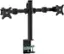 Angle. Insignia™ - Dual Screen Desktop Mount for Monitors up to 30" - Black.