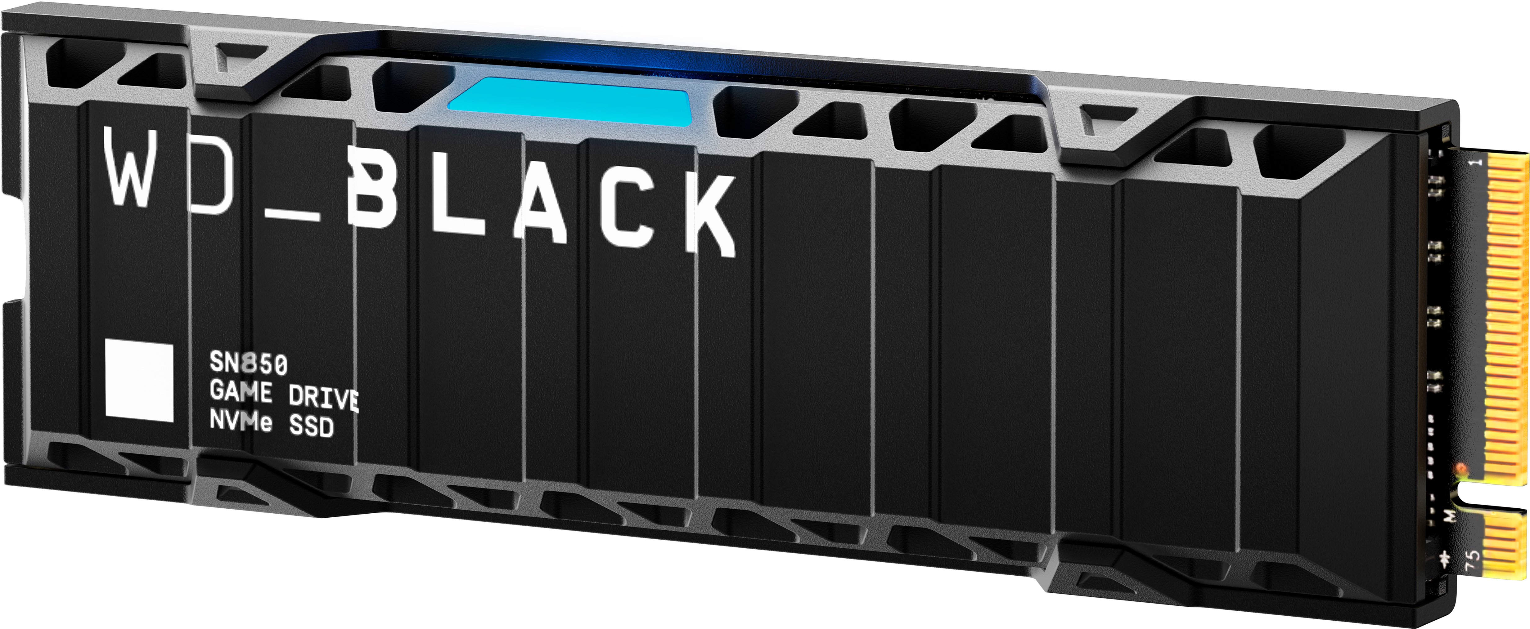 WD_BLACK 1TB SN850 NVMe SSD for PS5 Consoles Solid State Drive with  Heatsink - Gen4 PCIe, M.2 2280, Up to 7,000 MB/s - WDBBKW0010BBK-WRSN 