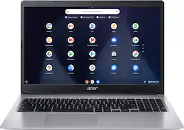 Acer - Chromebook 315-15.6’’ HD Laptop- Intel Celeron N4000 - 4GB LPDDR4- 32GB eMMC - Silver