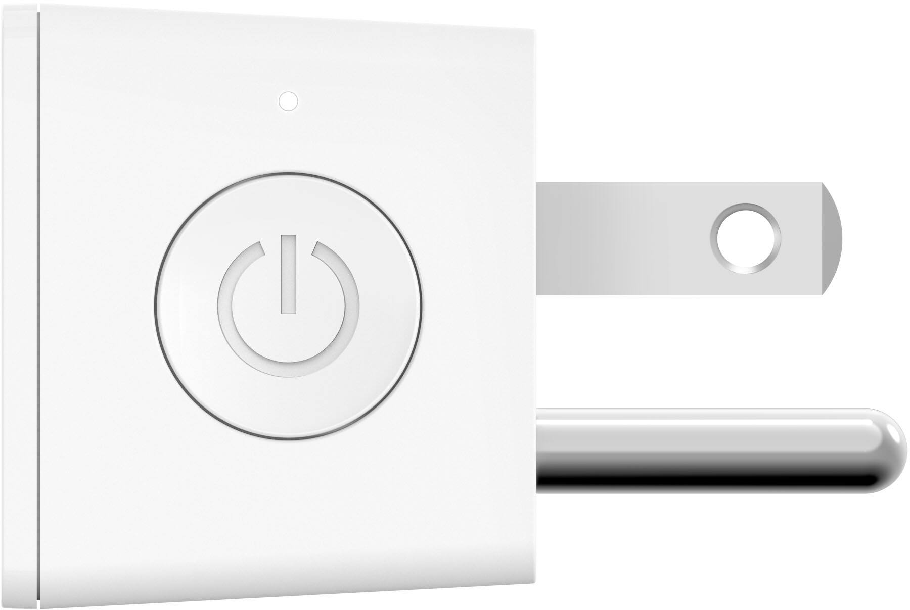 Alt View 1. WeMo - Smart Plug with Thread - White.