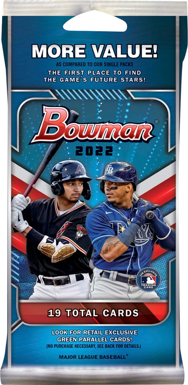 Front. MLB - 2022 MLB Topps Bowman Baseball Fat Pk.