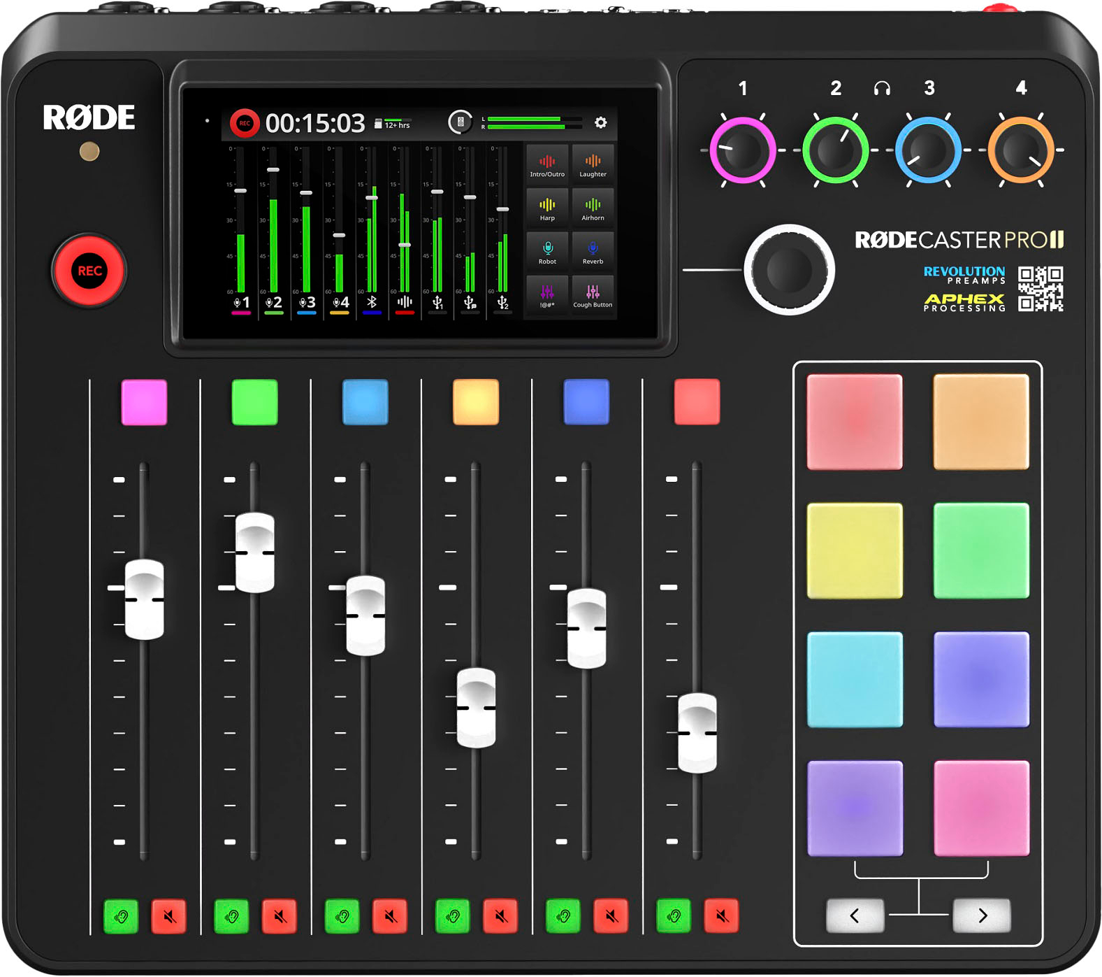 Rode RODECaster Pro II - Integrated Audio Production Studio