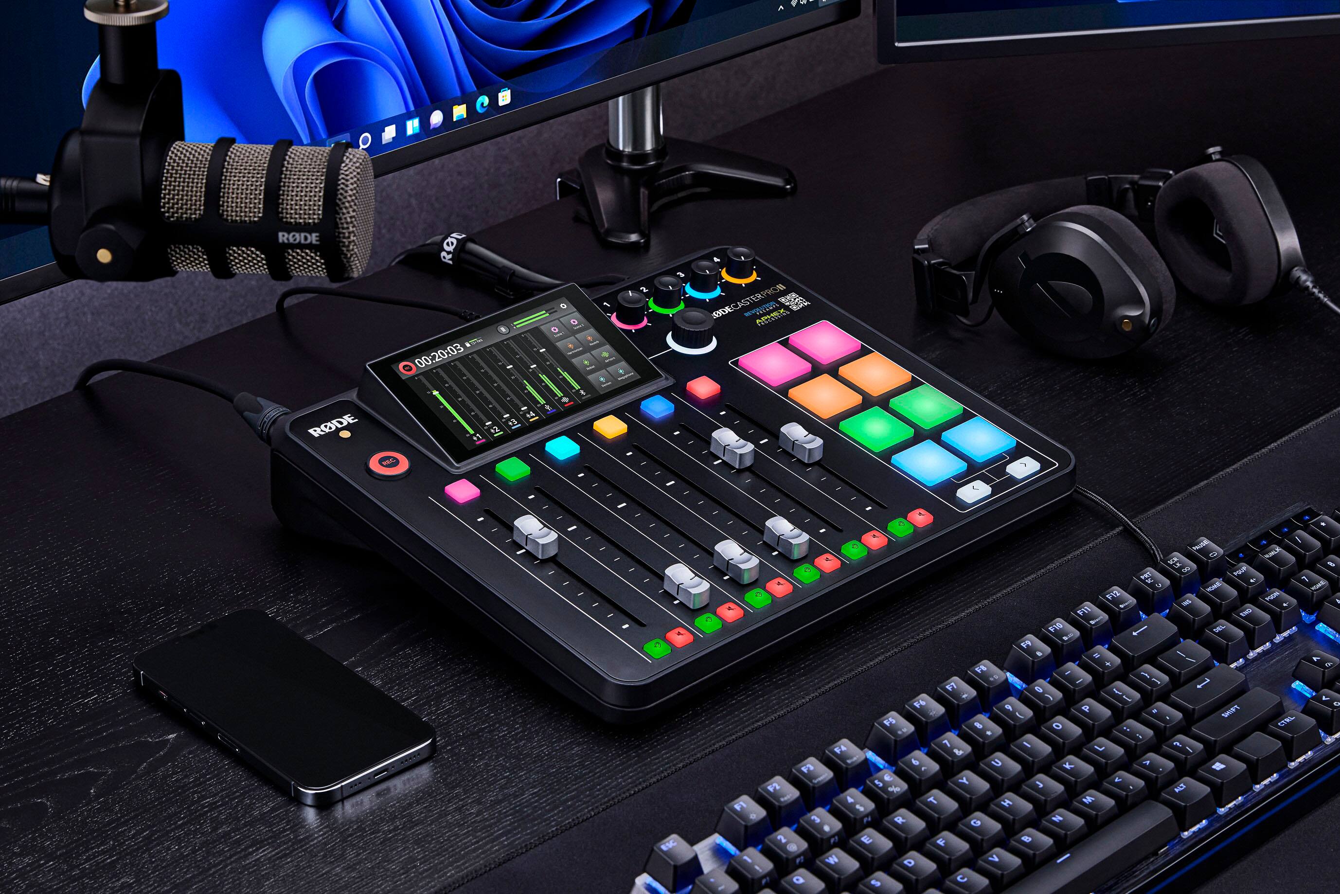 Alt View 21. RØDE - RØDECASTER PRO II Integrated Audio Production Studio - Black.