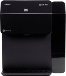 GE Profile - Opal 2.0 38-lb. Portable Ice Maker Dispenser with Nugget Ice Production, Side Tank, and Built-in Wifi - Satin Black - Front_Zoom