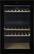 Front. Haier - 44-Bottle Wine Cooler - Black Glass.