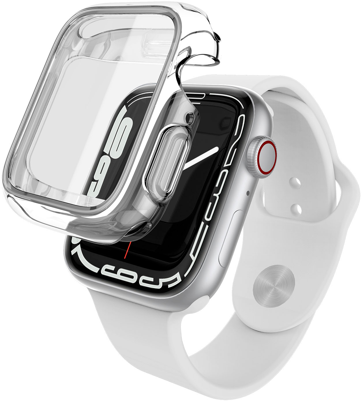 Angle View: Raptic - 360x for 41mm Apple Watch - Clear