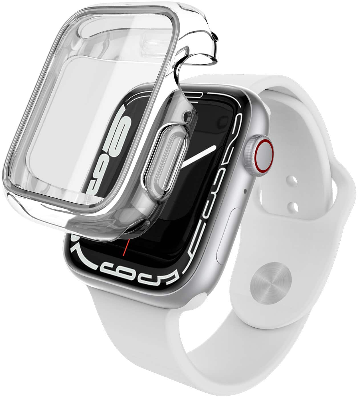 Angle. Raptic - 360x for 41mm Apple Watch - Clear.