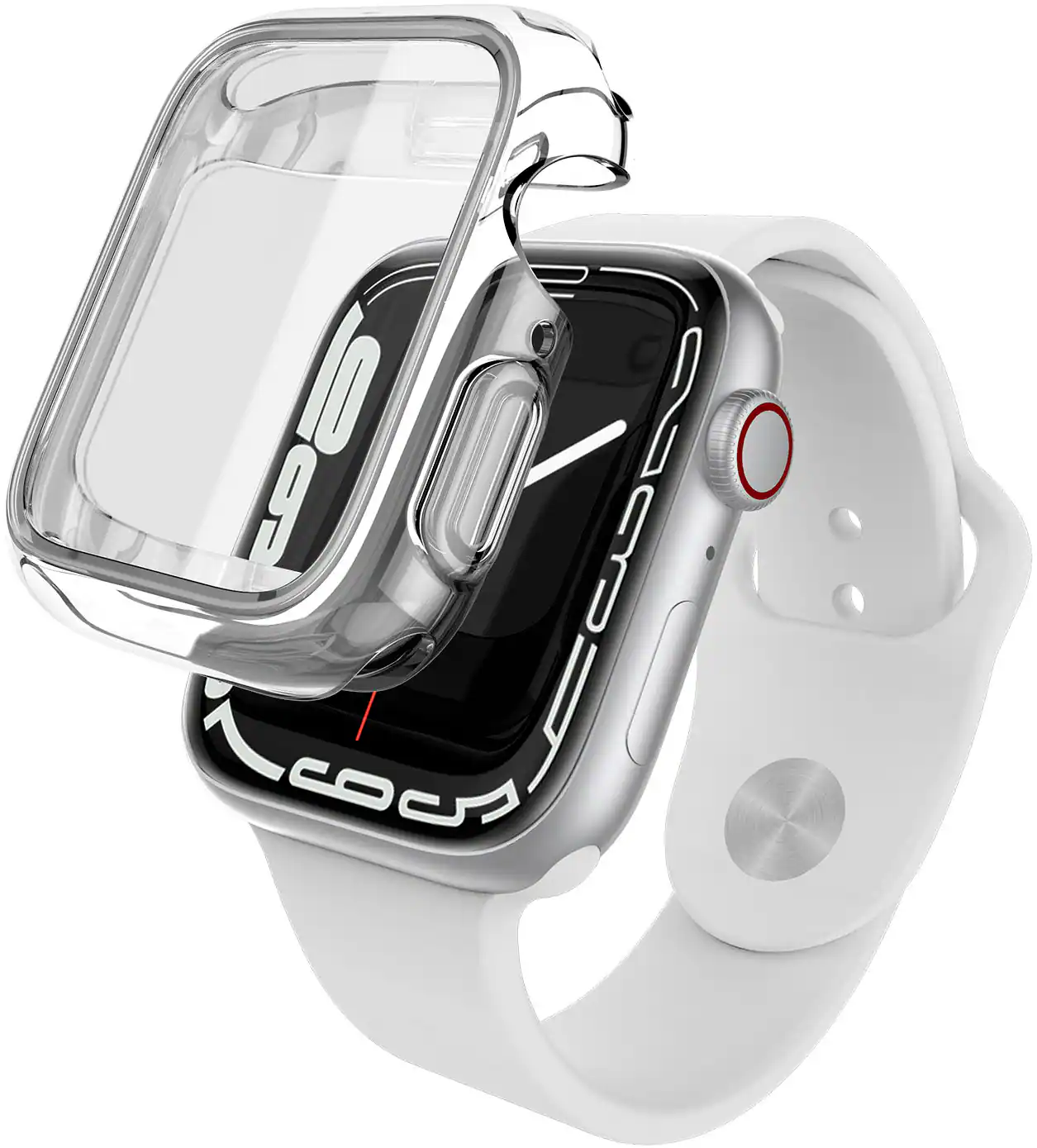 Angle. Raptic - 360x for 41mm Apple Watch - Clear.