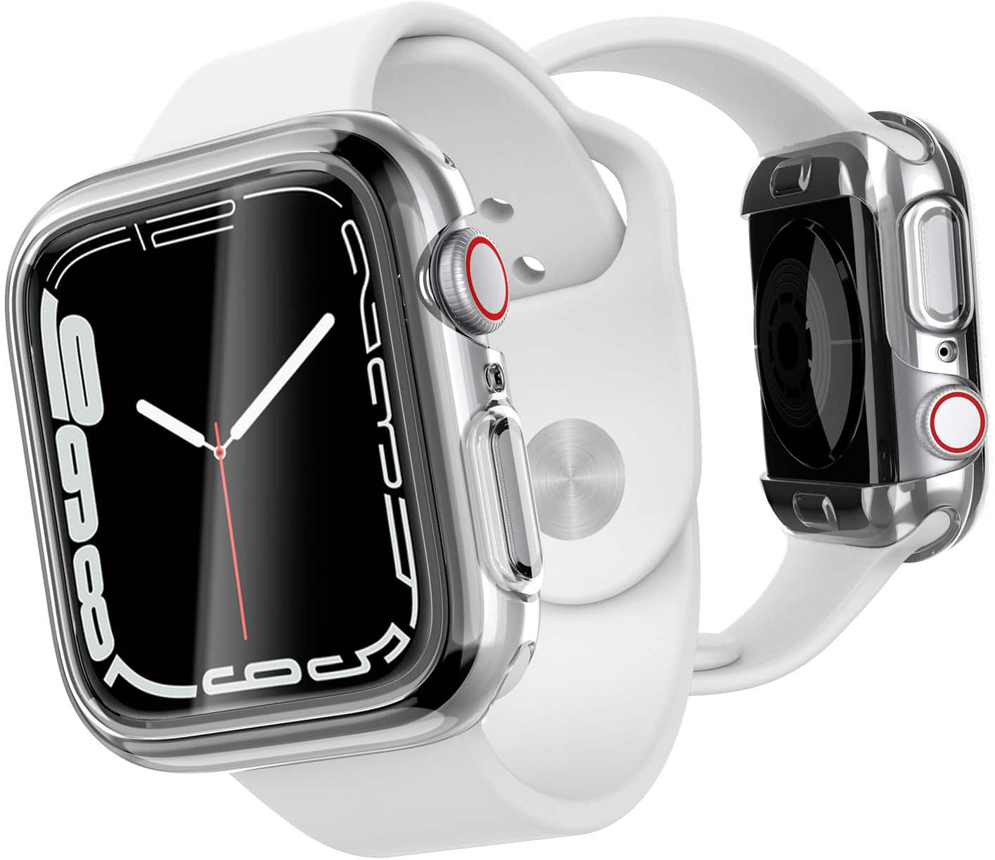 Alt View 11. Raptic - 360x for 45mm Apple Watch - Clear.