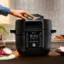 Left. Instant Pot - Duo Crisp with Ultimate Lid Multi-Cooker + Air Fryer, 6.5 Quart - Black.