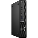 Front. Dell - OptiPlex 5000 Desktop - Intel i7-10700T - 16 GB Memory - 256 GB SSD - Black.