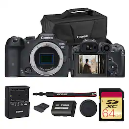 Canon - EOS R7 Mirrorless Camera 32.5MP Creator Bundle