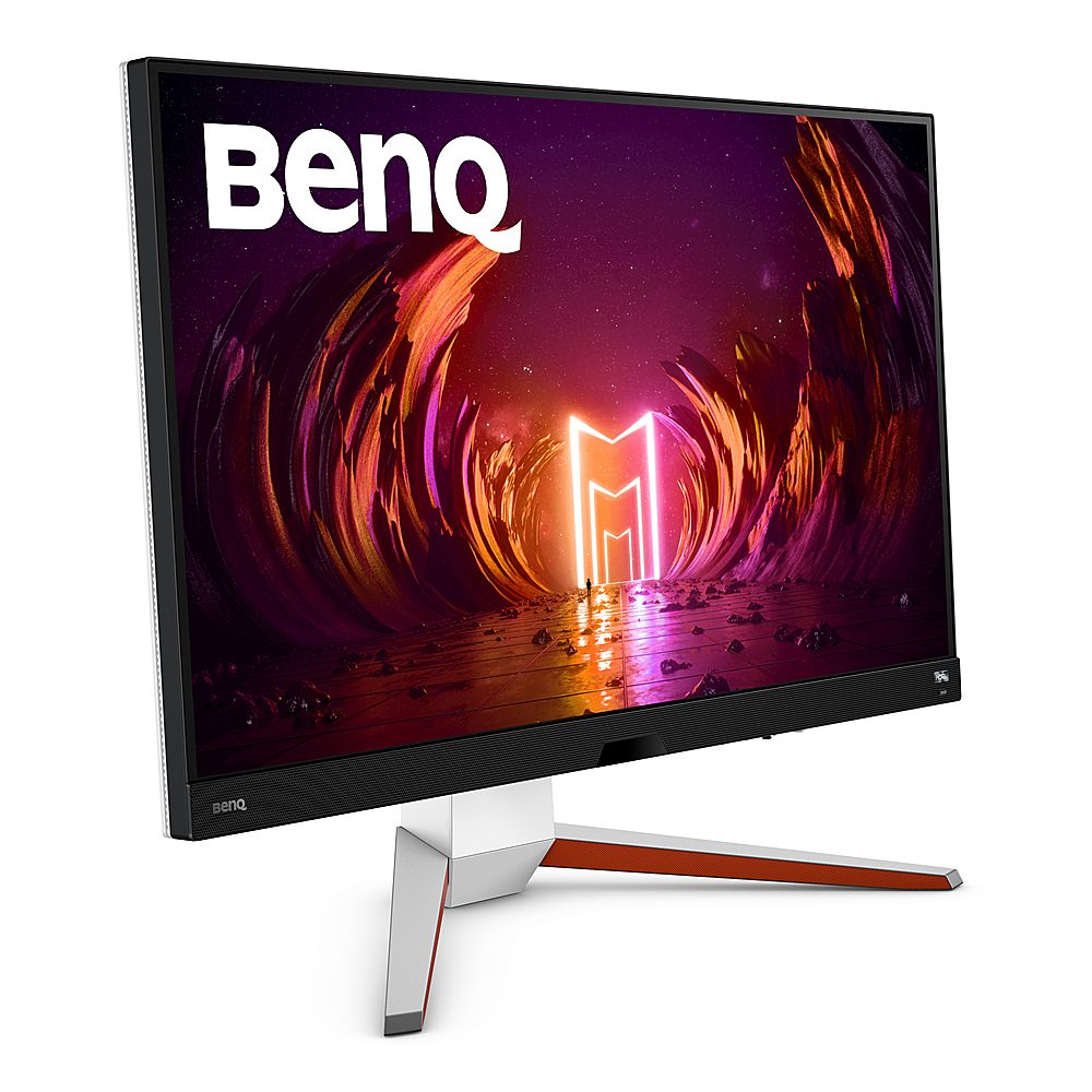 Left View: BenQ MOBIUZ EX3210U IPS 4K LED FreeSync Gaming Monitor - White