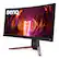 Angle Zoom. BenQ - MOBIUZ EX3415R 34" IPS LED Curved WQHD FreeSync Gaming Monitor (HDMI/DP/USB 3.0/USB Tpe B) - Silver.