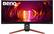 Front Zoom. BenQ - MOBIUZ EX3415R 34" IPS LED Curved WQHD FreeSync Gaming Monitor (HDMI/DP/USB 3.0/USB Tpe B) - Silver.