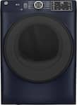 GE - 7.8 Cu. Ft. Stackable Smart Electric Dryer with Sanitize Cycle - Sapphire Blue