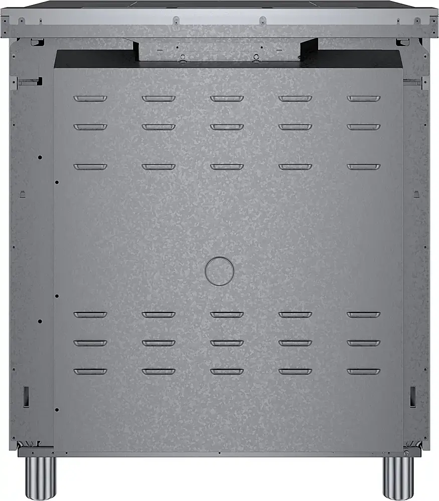 Alt View 1. Bosch - 800 Series 3.9 Cu. Ft. Freestanding Electric Induction Industrial Style Range - Stainless Steel.