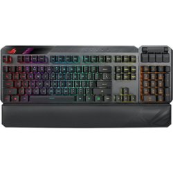 ASUS - Claymore II  65% Mechanical Wireless Gaming Keyboard with RGB Lighting - Black - Front_Zoom