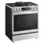 Angle. LG - 6.3 Cu. Ft. Smart Slide-in Dual Fuel True Convection Range with EasyClean and Air Fry - PrintProof Stainless Steel.