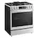 Angle. LG - 6.3 Cu. Ft. Smart Slide-in Dual Fuel True Convection Range with EasyClean and Air Fry - PrintProof Stainless Steel.