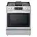 Front. LG - 6.3 Cu. Ft. Smart Slide-in Dual Fuel True Convection Range with EasyClean and Air Fry - PrintProof Stainless Steel.