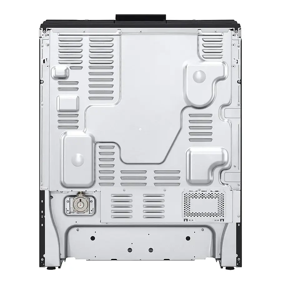 Alt View 30. LG - 6.3 Cu. Ft. Smart Slide-in Dual Fuel True Convection Range with EasyClean and Air Fry - PrintProof Stainless Steel.