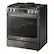 Alt View 27. LG - 6.3 Cu. Ft. Smart Slide-in Dual Fuel True Convection Range with EasyClean and Air Fry - PrintProof Black Stainless Steel.
