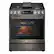 Alt View 11. LG - 6.3 Cu. Ft. Smart Slide-in Dual Fuel True Convection Range with EasyClean and Air Fry - PrintProof Black Stainless Steel.