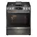 Alt View 12. LG - 6.3 Cu. Ft. Smart Slide-in Dual Fuel True Convection Range with EasyClean and Air Fry - PrintProof Black Stainless Steel.