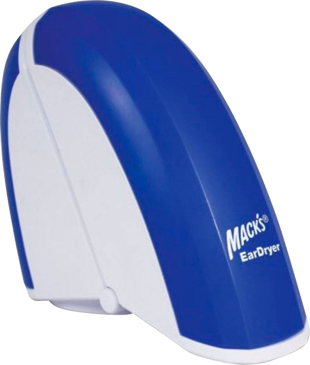 Angle View: Mack's Ear Dryer - Soothing Electronic Warm Air Ear Dryer for Swimming, Showering, Water Sports, Surfing, Scuba and Hearing Aid Use