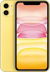 Apple - Pre-Owned iPhone 11 128GB (Unlocked) - Yellow - Front_Zoom
