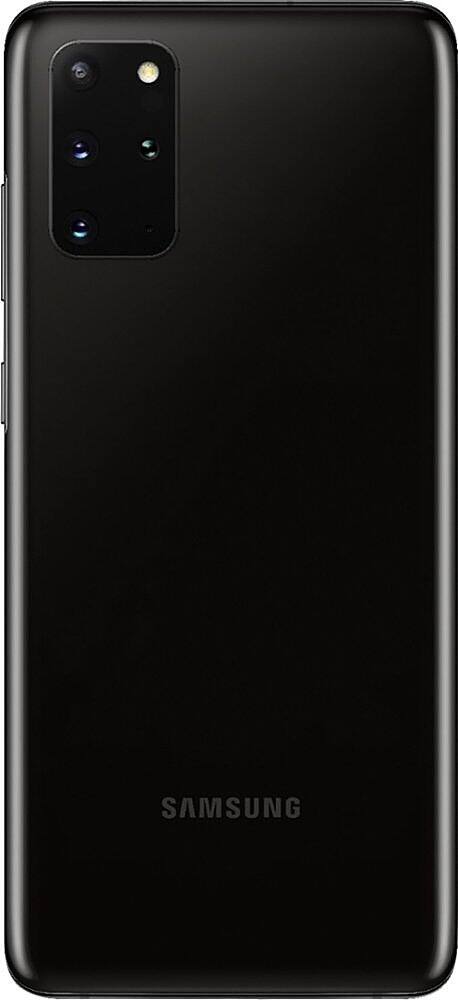 Left. Samsung - Pre-Owned Galaxy S20+ 5G 128GB (Unlocked) - Cosmic Black.