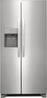 Frigidaire - 22.3 Cu. Ft. Side-by-Side Refrigerator - Stainless Steel - Front_Zoom
