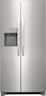 Frigidaire - 33 in. Wide 22.3 Cu. Ft. Side-by-Side Refrigerator - Stainless Steel