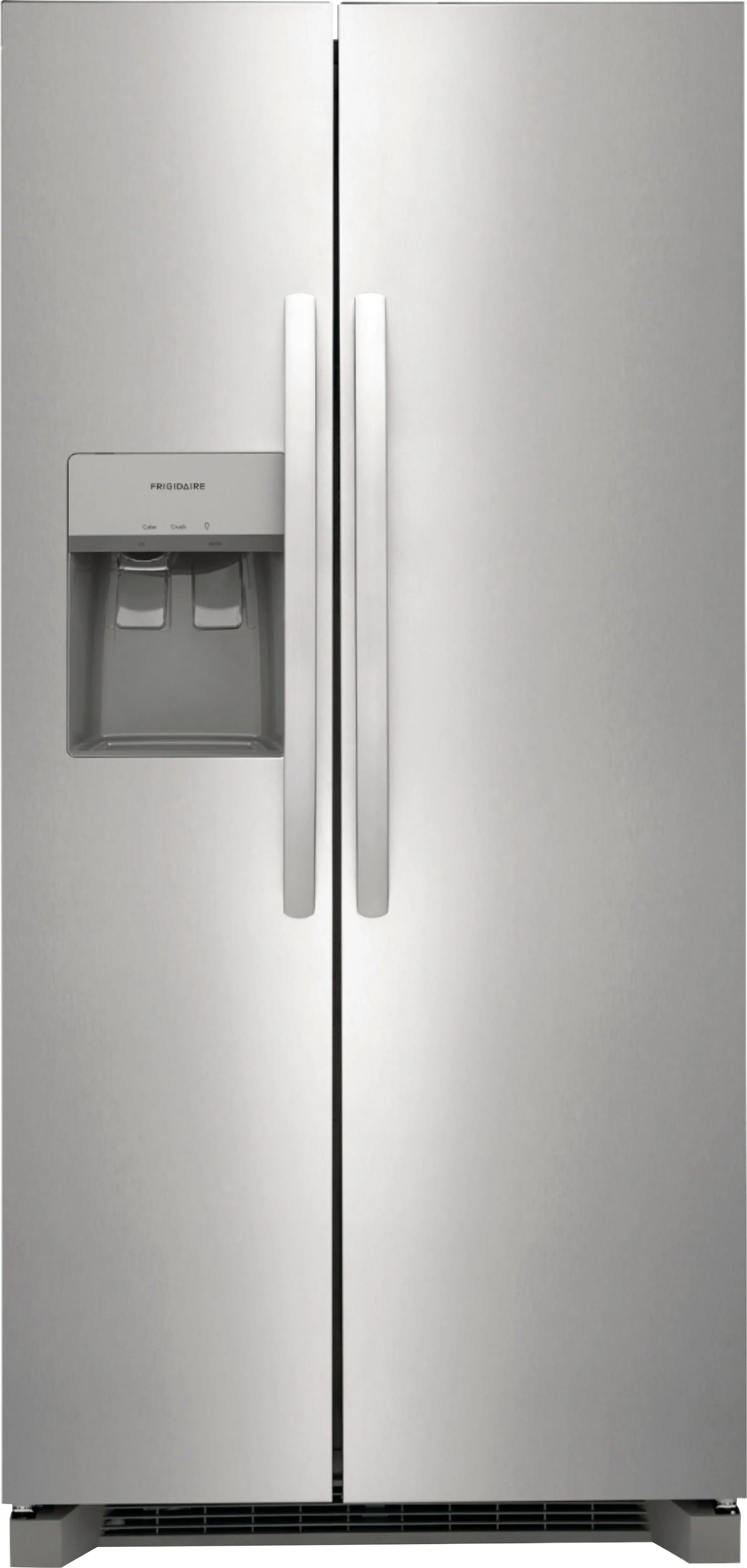 Front. Frigidaire - 22.3 Cu. Ft. Side-by-Side Refrigerator - Stainless Steel.