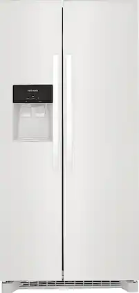 Frigidaire - 22.3 Cu. Ft. Side-by-Side Refrigerator with EvenTemp Cooling System - White