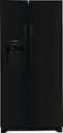 Frigidaire - 33 in. Wide 22.3 Cu. Ft. Side-by-Side Refrigerator with EvenTemp Cooling System - Black