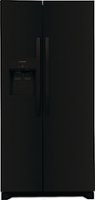 Frigidaire - 22.3 Cu. Ft. Side-by-Side Refrigerator - Black - Front_Zoom