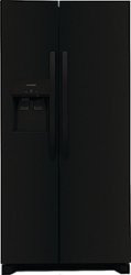 Frigidaire - 22.3 Cu. Ft. Side-by-Side Refrigerator - Black - Front_Zoom