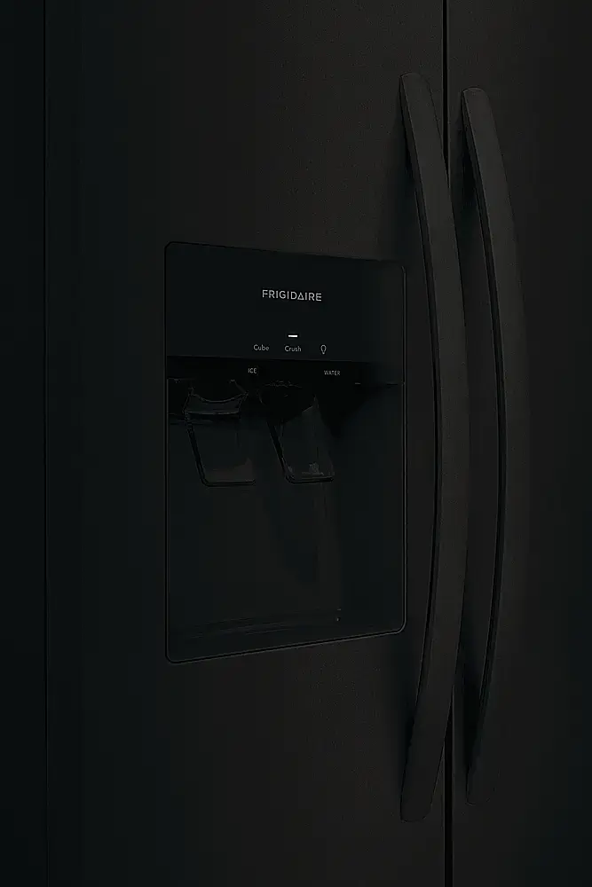 Alt View 12. Frigidaire - 22.3 Cu. Ft. Side-by-Side Refrigerator - Black.