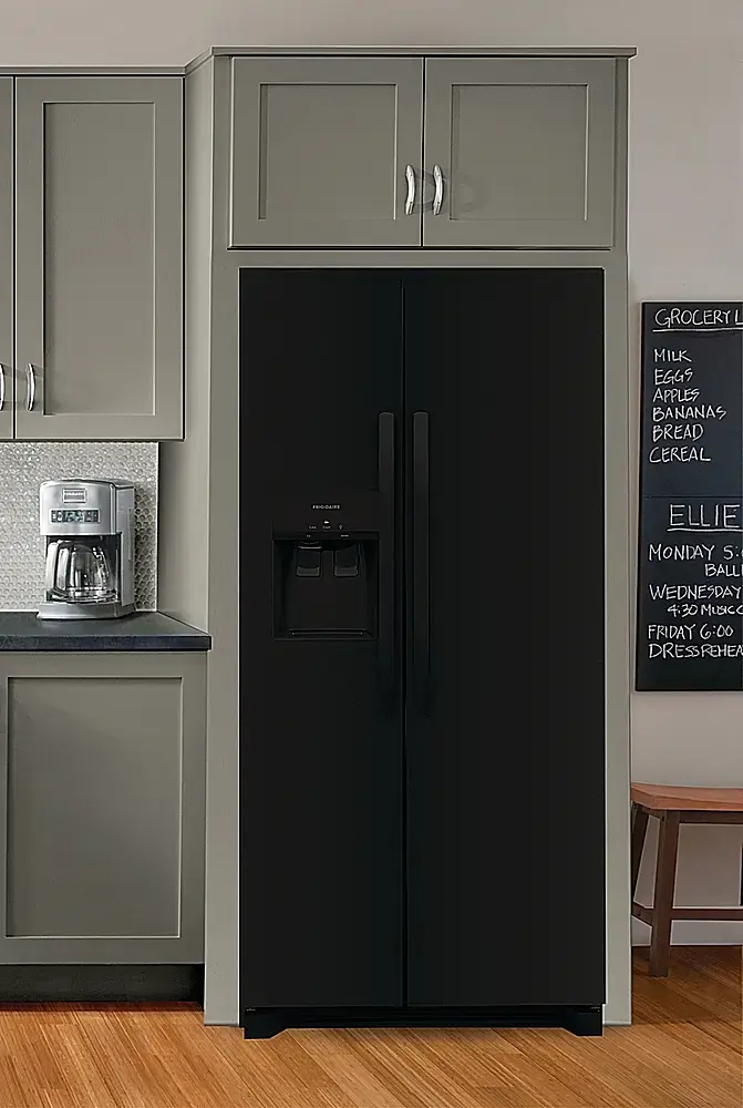 Alt View 13. Frigidaire - 22.3 Cu. Ft. Side-by-Side Refrigerator - Black.