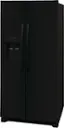 Left. Frigidaire - 22.3 Cu. Ft. Side-by-Side Refrigerator - Black.