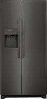 Frigidaire - 22.3 Cu. Ft. Side-by-Side Refrigerator - Black Stainless Steel - Front_Zoom