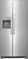 Front. Frigidaire - 22.3 Cu. Ft. Side-by-Side Refrigerator - Stainless Steel.