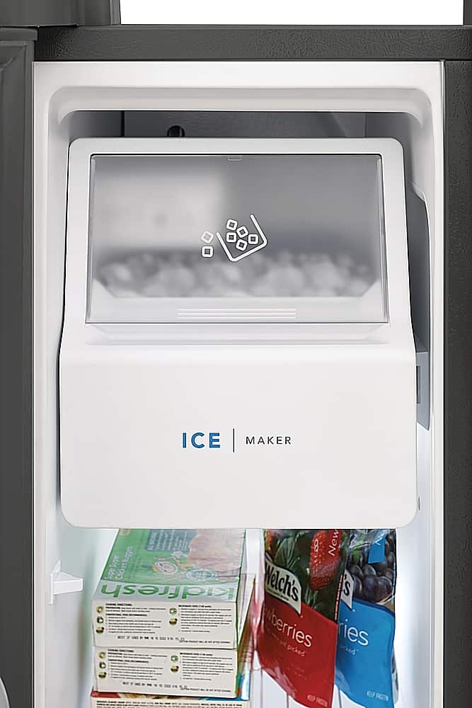 Alt View 13. Frigidaire - 25.6 Cu. Ft. Side-by-Side Refrigerator - Black Stainless Steel.